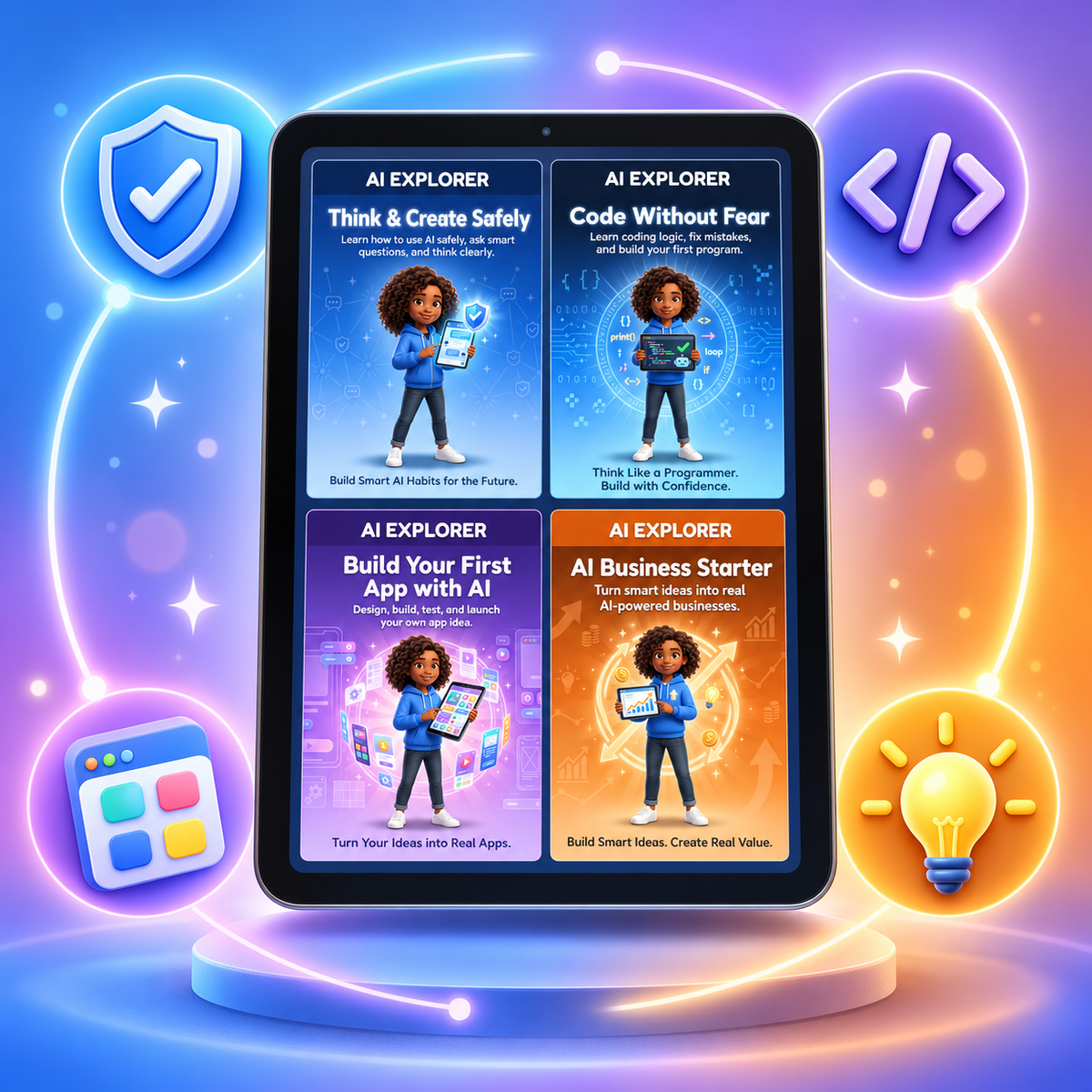 AI Explorer Complete 4-Book Bundle